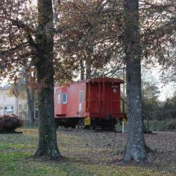 Caboose and memorial park