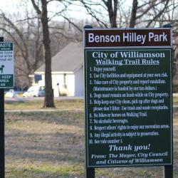 Benson Hilley Walking Trail Park Rules